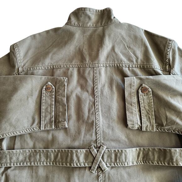 Olive Green Women's Utility Jacket - Picture 7 of 12